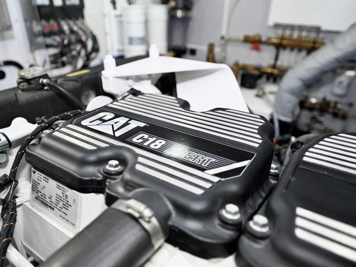 a machine with a large metal object aboard KNOT FLYING Yacht for Sale