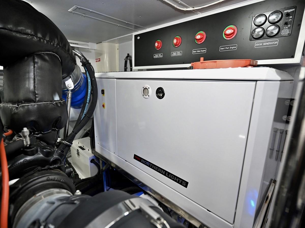 a console and a console aboard KNOT FLYING Yacht for Sale