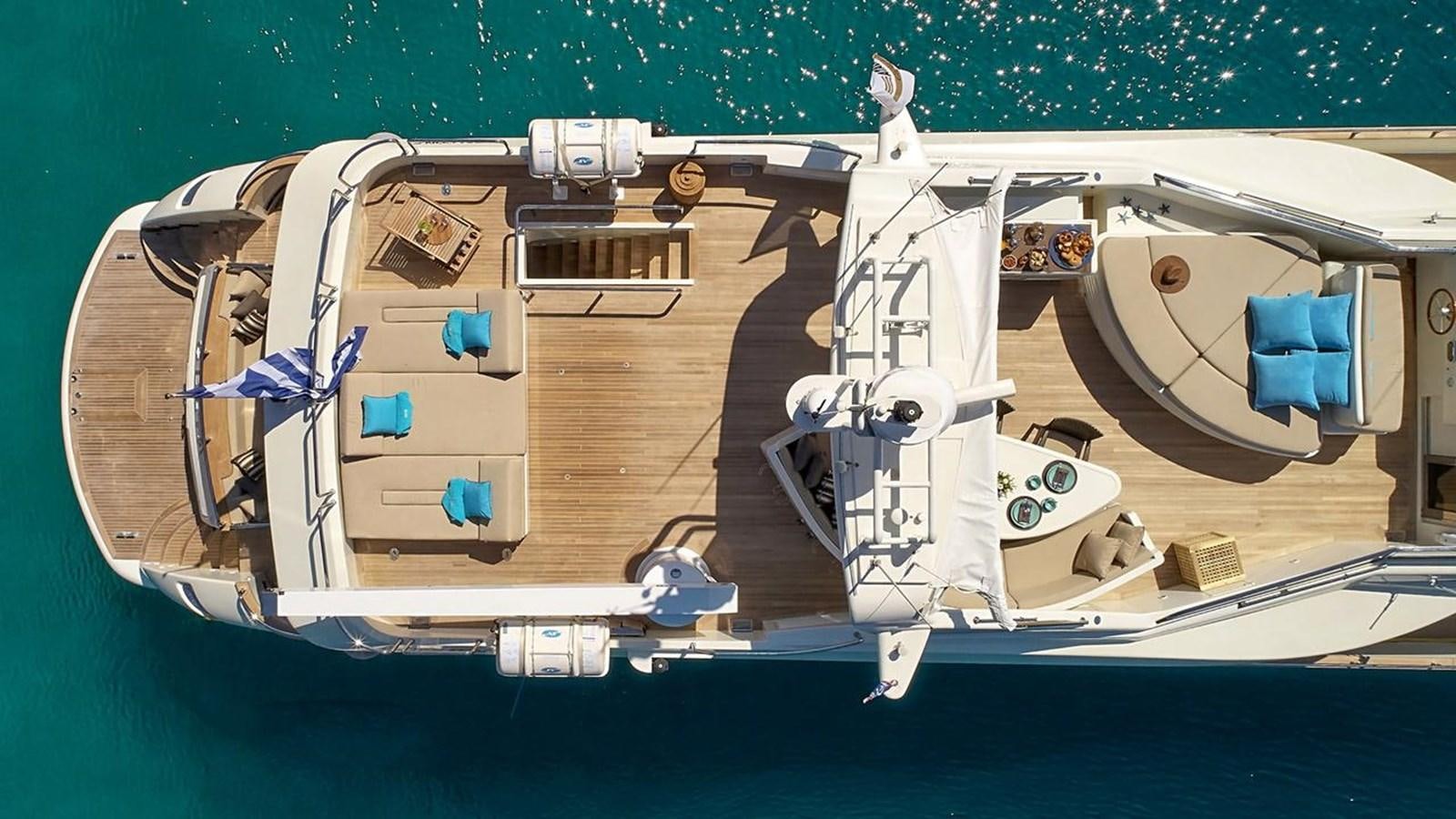 a space ship on a deck aboard SANSARA Yacht for Sale