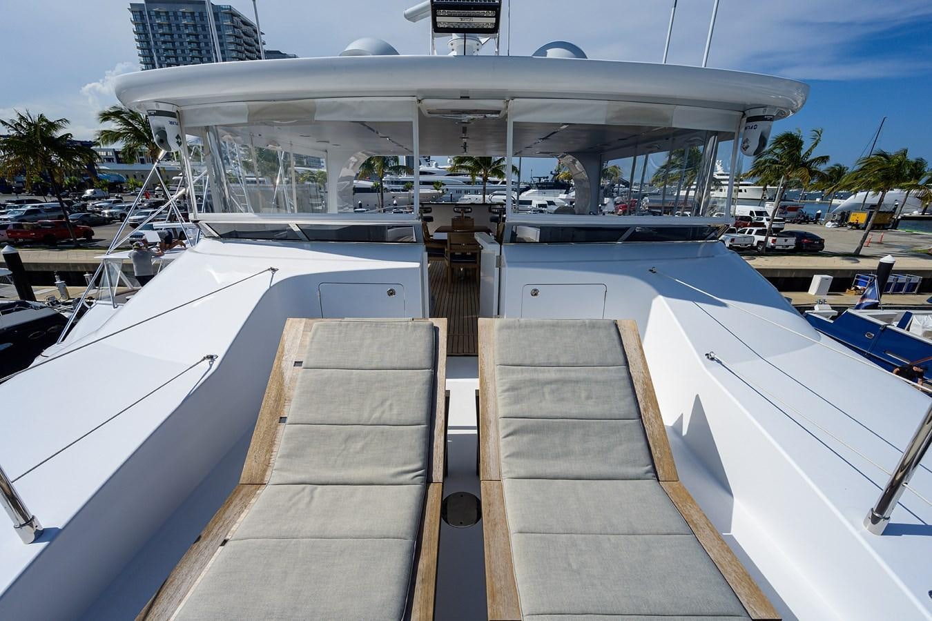 a dock with boats on it aboard LACEY KAY Yacht for Sale