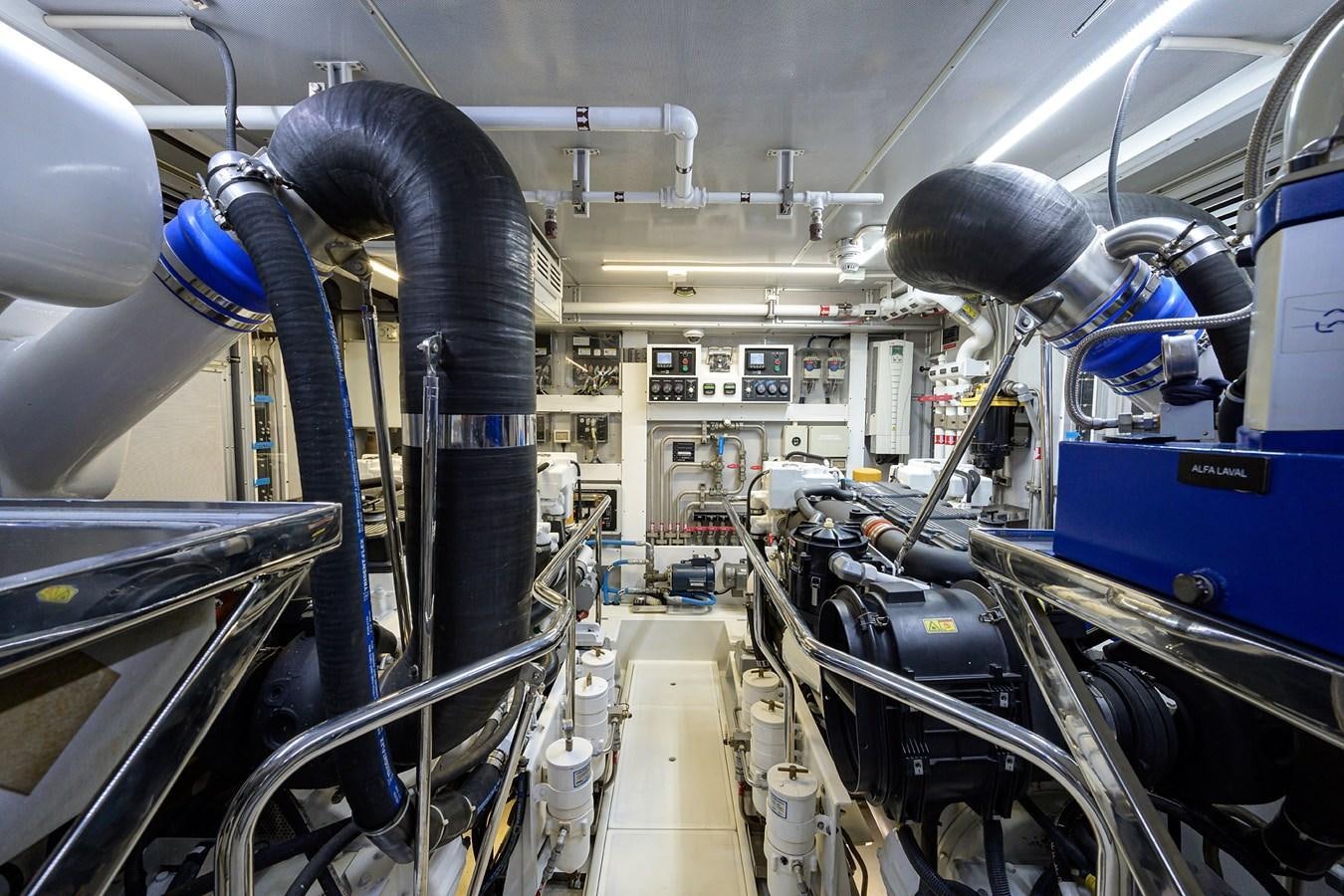 a factory with machinery aboard LACEY KAY Yacht for Sale