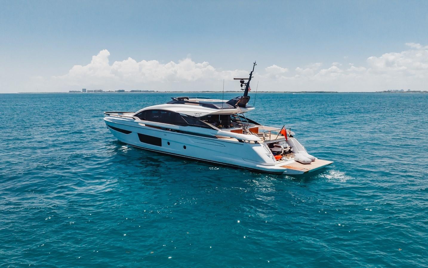 a boat in the water aboard BASH II Yacht for Sale