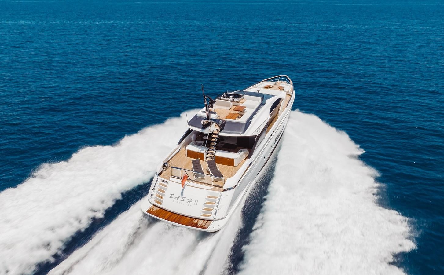 a boat on the water aboard BASH II Yacht for Sale