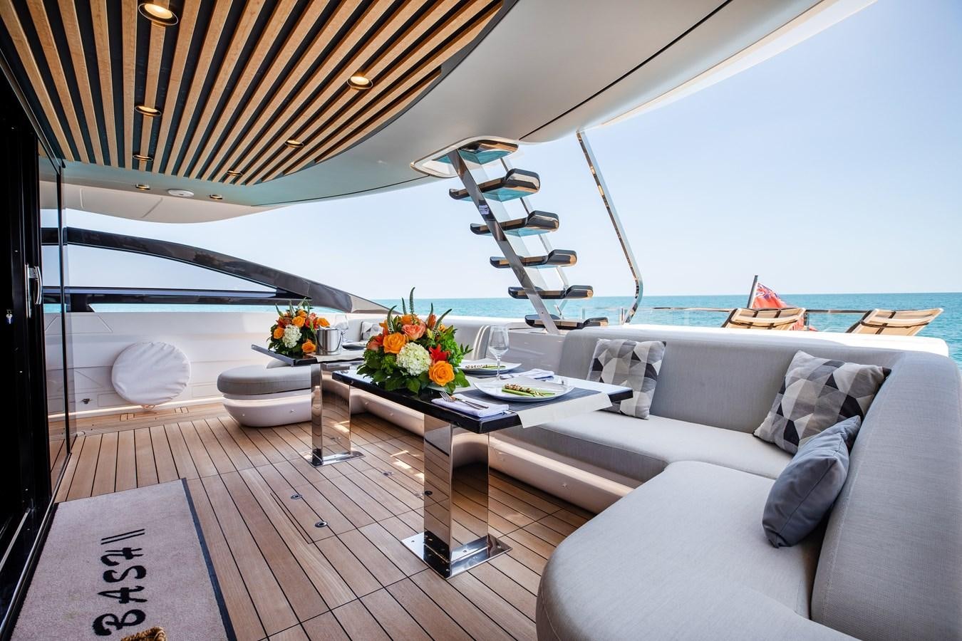 a boat on the water aboard BASH II Yacht for Sale