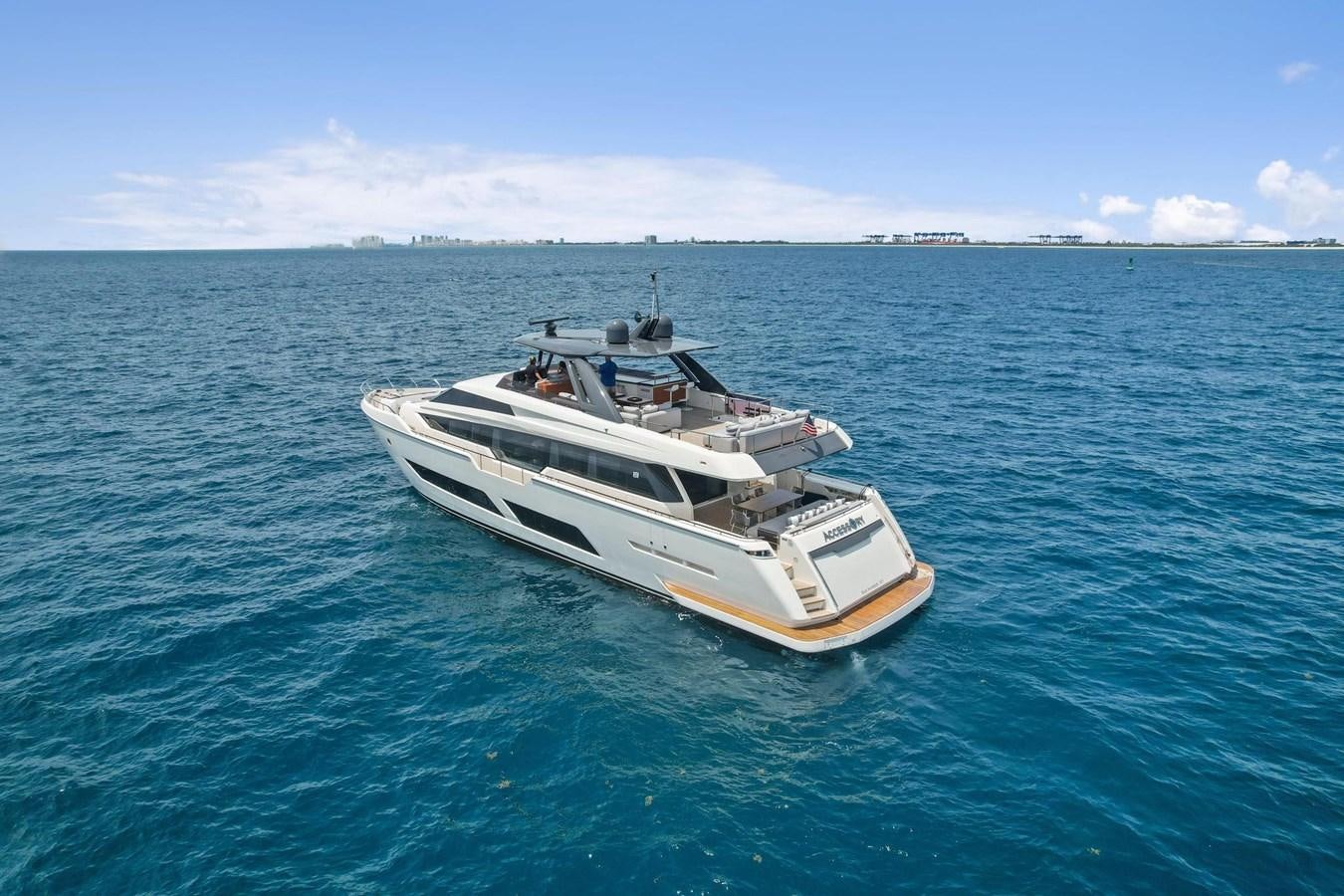 a boat in the water aboard XFAF8532J021 Yacht for Sale