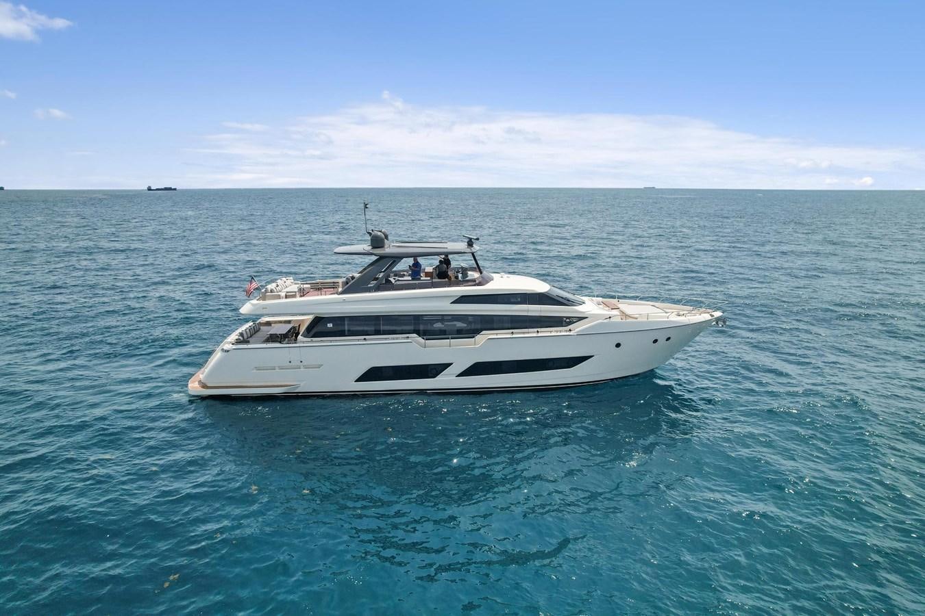 a boat in the water aboard XFAF8532J021 Yacht for Sale