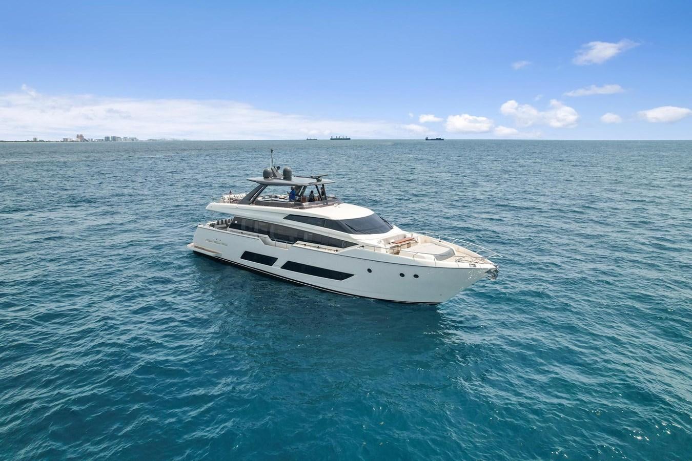 a boat in the water aboard XFAF8532J021 Yacht for Sale