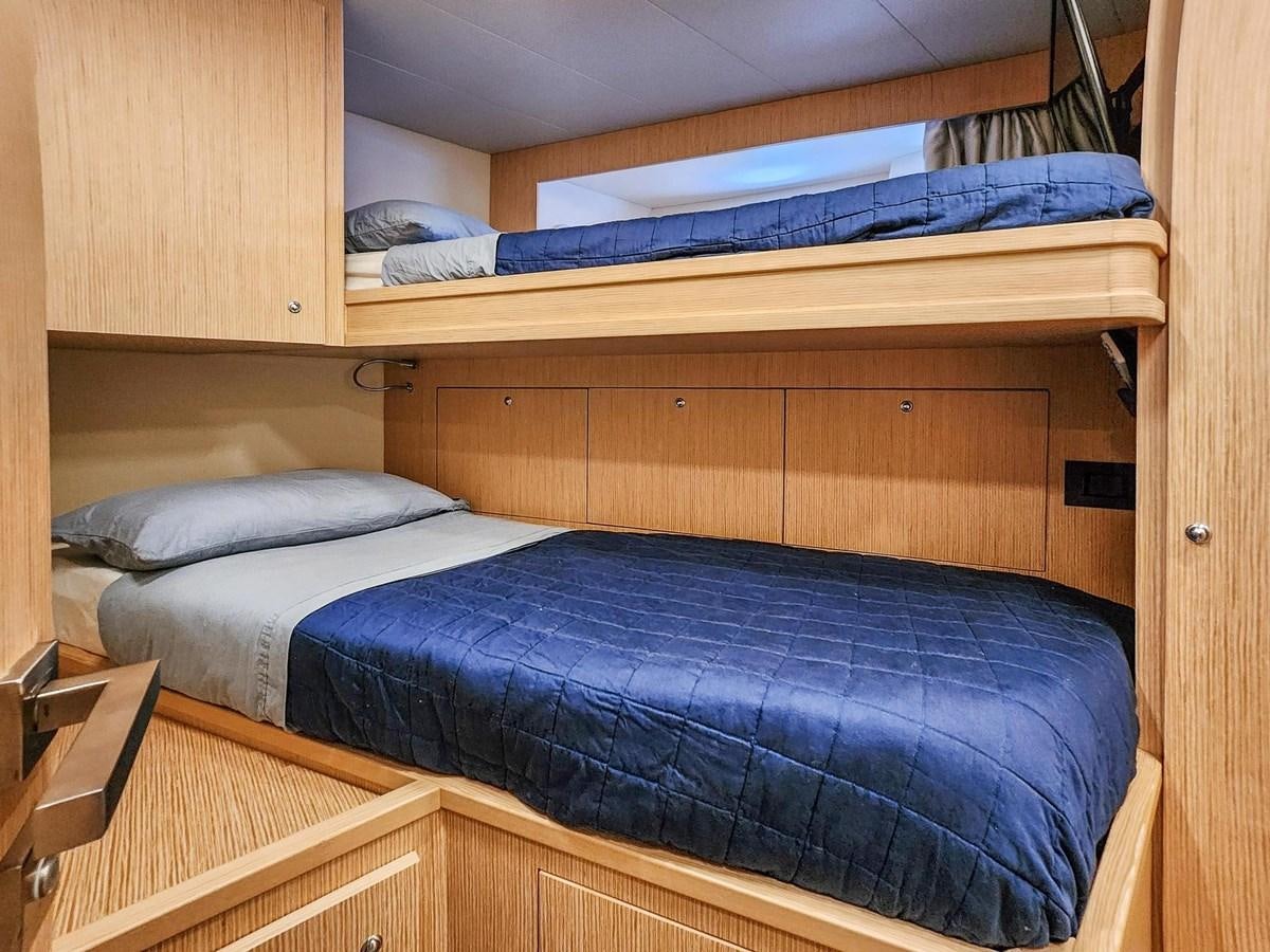 a couple of beds in a room aboard XFAF8532J021 Yacht for Sale