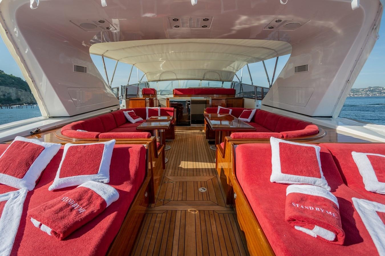 inside of a boat aboard STAND BY ME Yacht for Sale