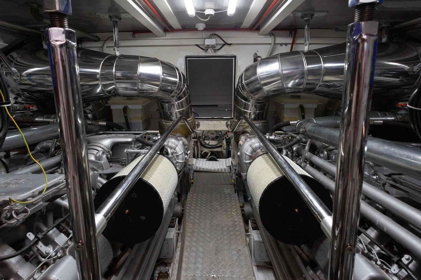 a large factory machinery aboard STAND BY ME Yacht for Sale