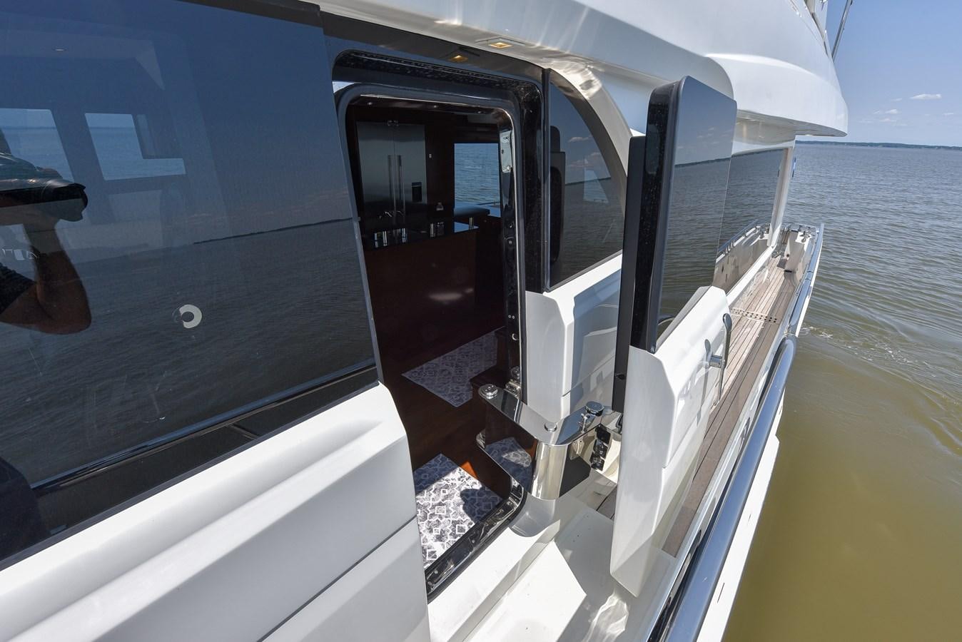 the inside of a boat aboard 70E Yacht for Sale