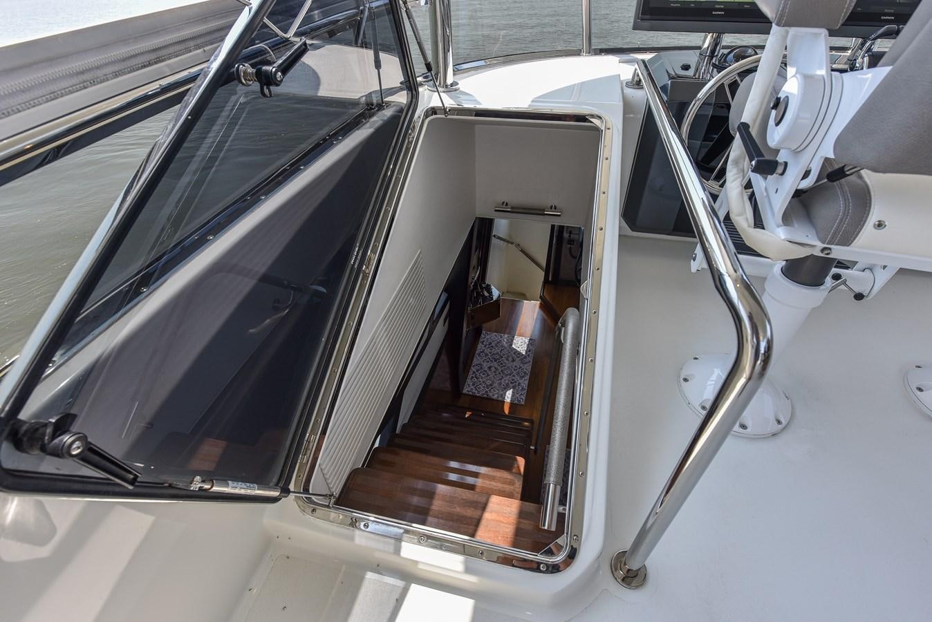a machine with a door open aboard 70E Yacht for Sale