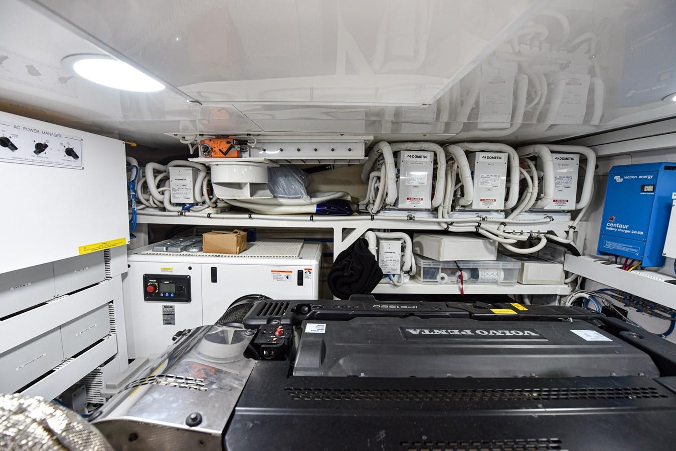 a white machine with wires aboard 70E Yacht for Sale