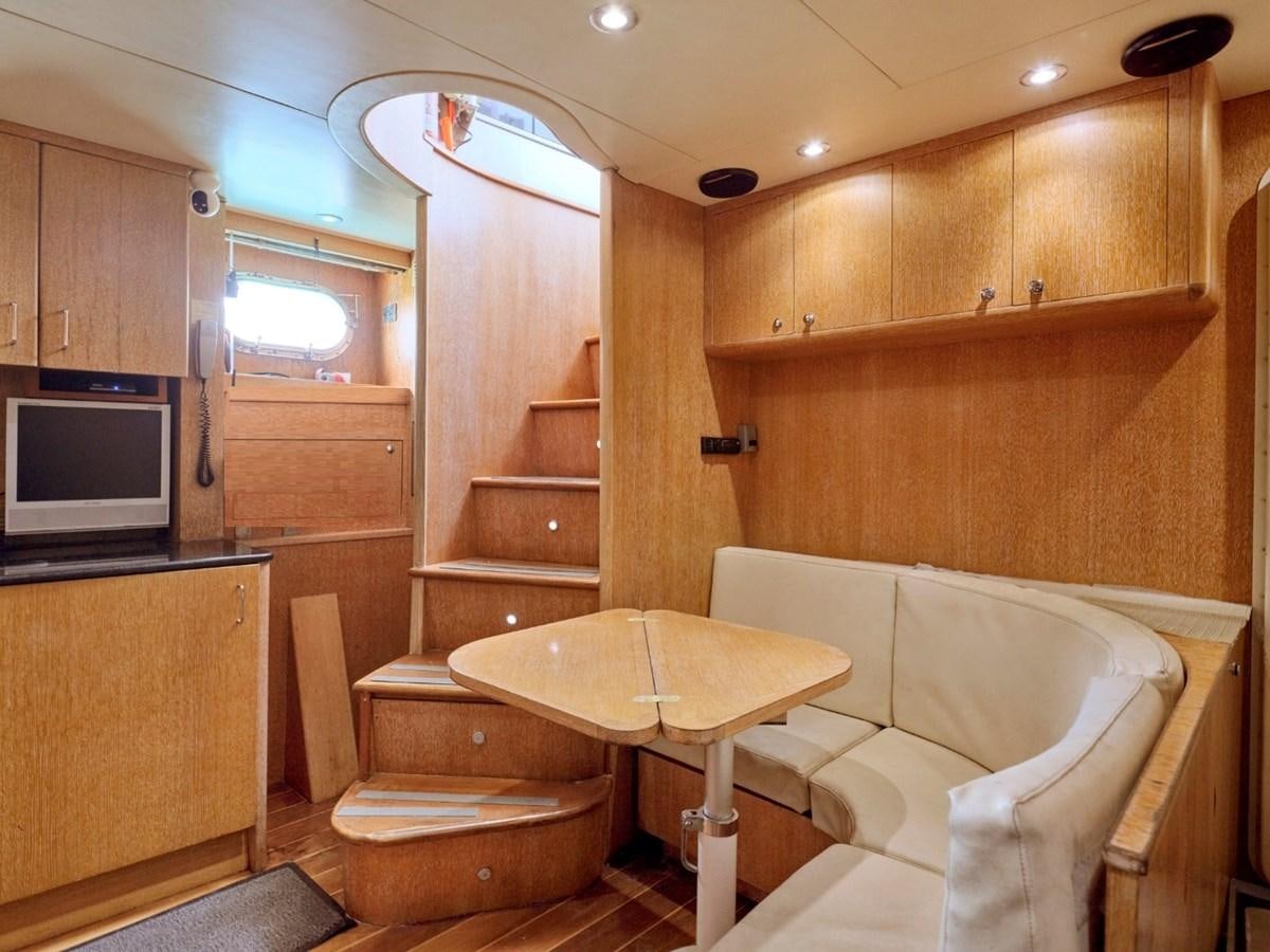 a bathroom with a sink and a toilet aboard HUNTING STAR Yacht for Sale