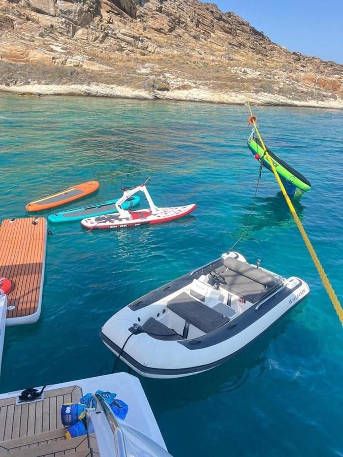 boats in the water aboard LOVE T Yacht for Sale