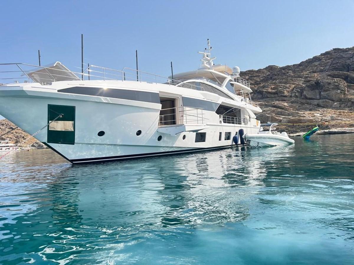 a boat in the water aboard LOVE T Yacht for Sale