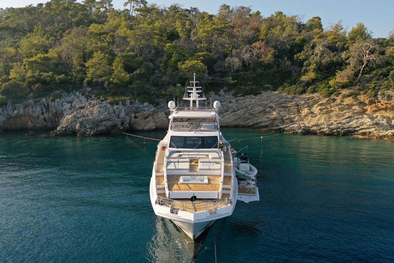 a boat on the water aboard LOVE T Yacht for Sale