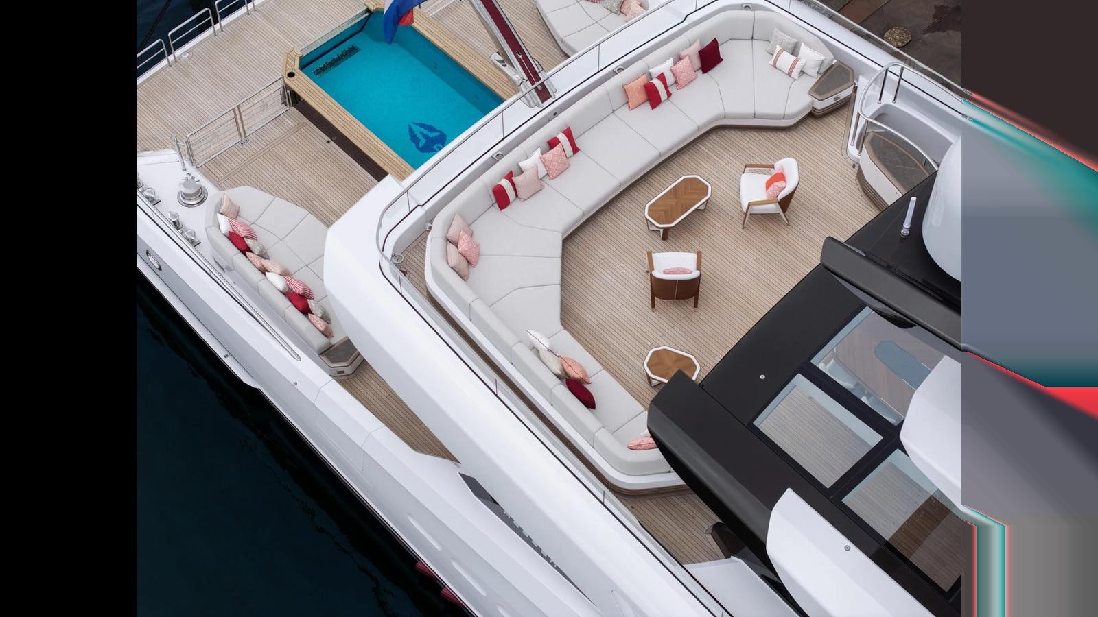 a model of a ship aboard SPARTA Yacht for Sale