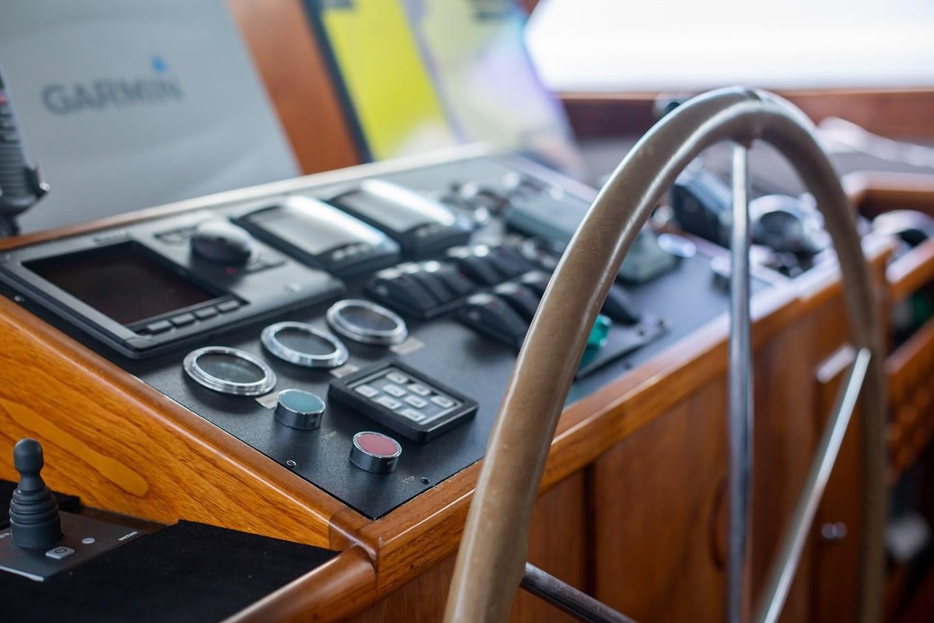 a close-up of a typewriter aboard SOVEREIGN Yacht for Sale