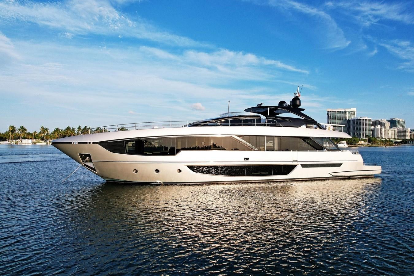 a boat on the water aboard ALLEGRA  @ AVENTURA Yacht for Sale