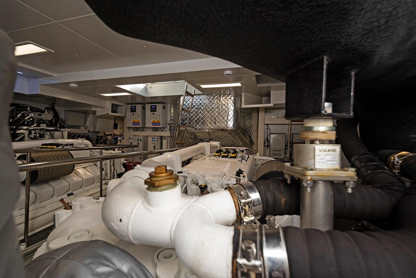 a factory with machinery aboard ALLEGRA  @ AVENTURA Yacht for Sale