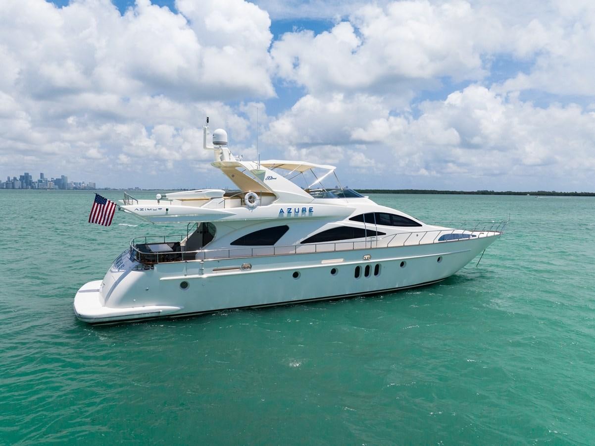 a boat in the water aboard 80 CARAT Yacht for Sale