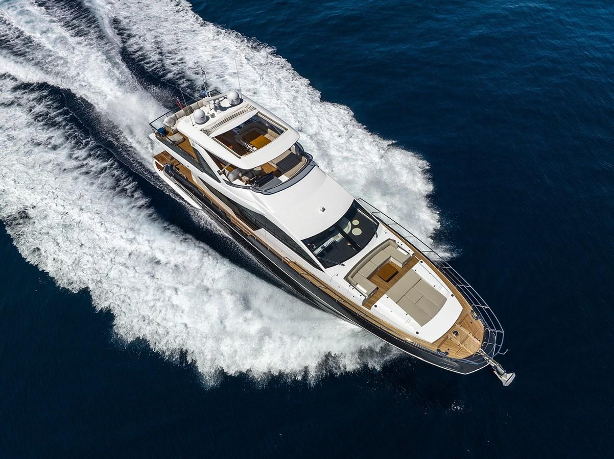 a high angle view of a ship aboard GDL Yacht for Sale
