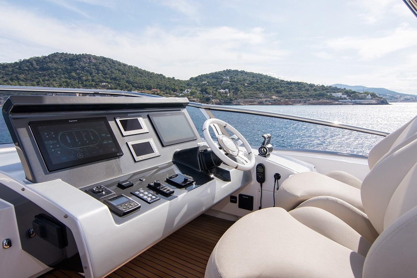inside of a car aboard GDL Yacht for Sale