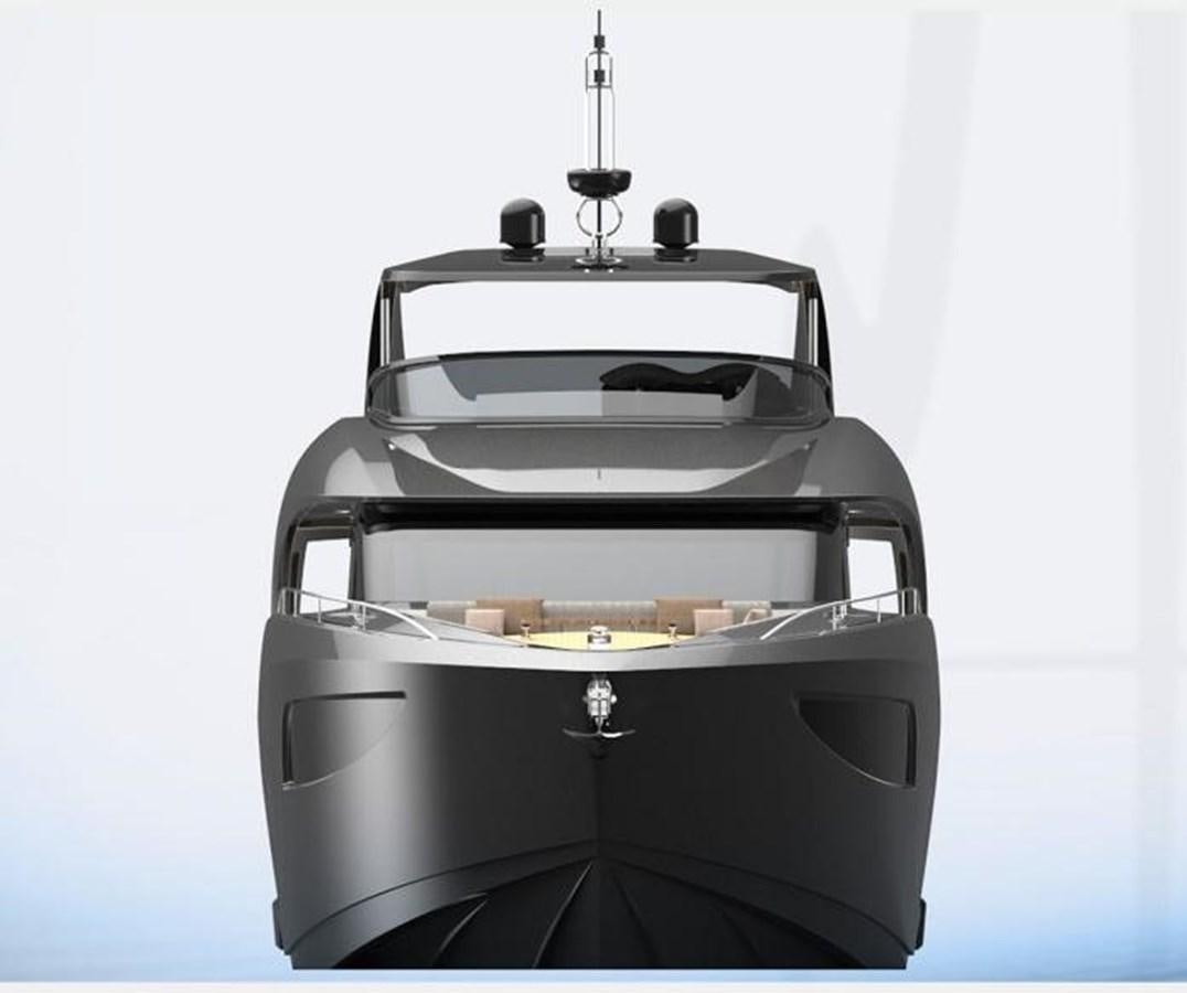 a black and silver car aboard AQUITALIA 68 Yacht for Sale