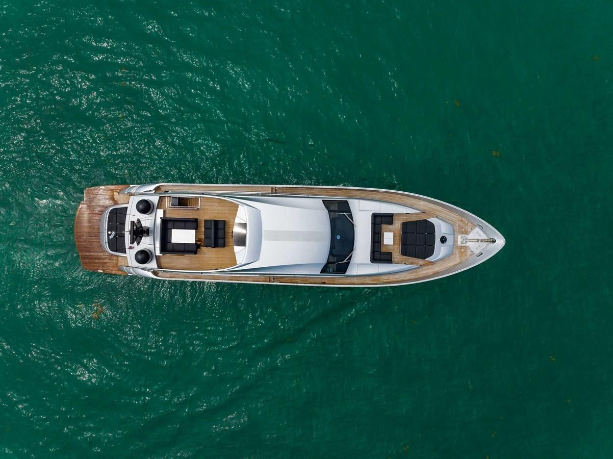 a boat floating on water aboard ARENA Yacht for Sale
