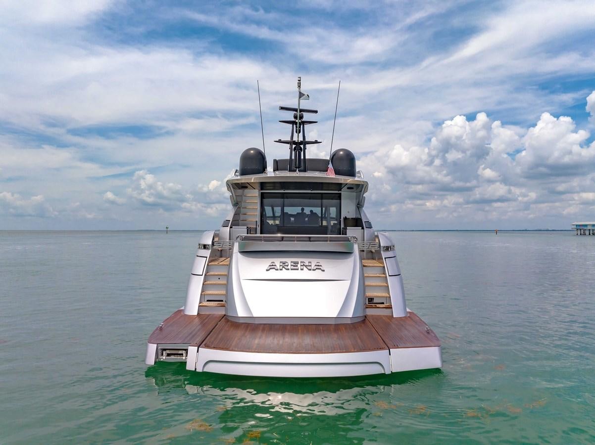 a boat in the water aboard ARENA Yacht for Sale