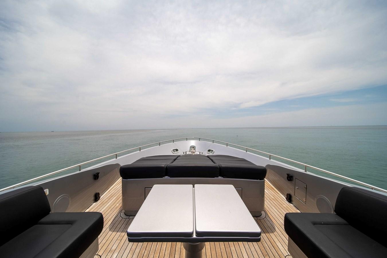a boat on a deck aboard ARENA Yacht for Sale