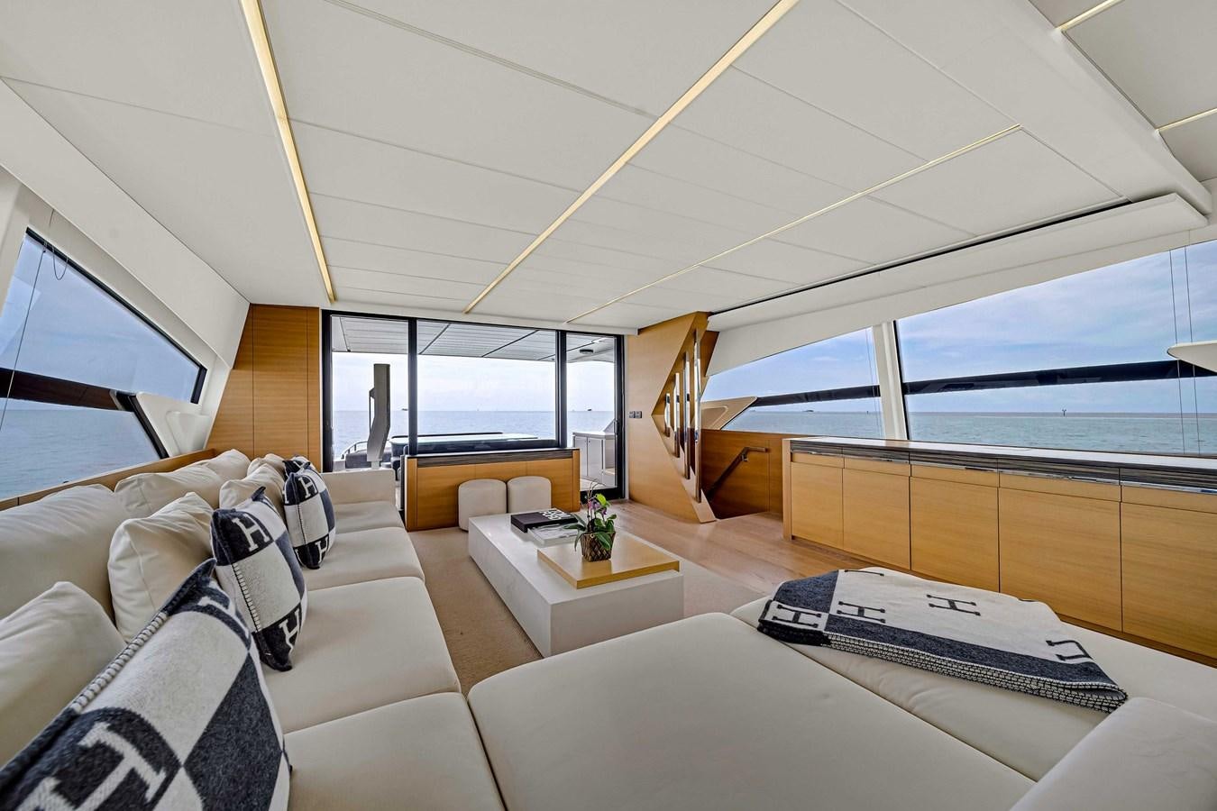 inside of a yacht aboard ARENA Yacht for Sale