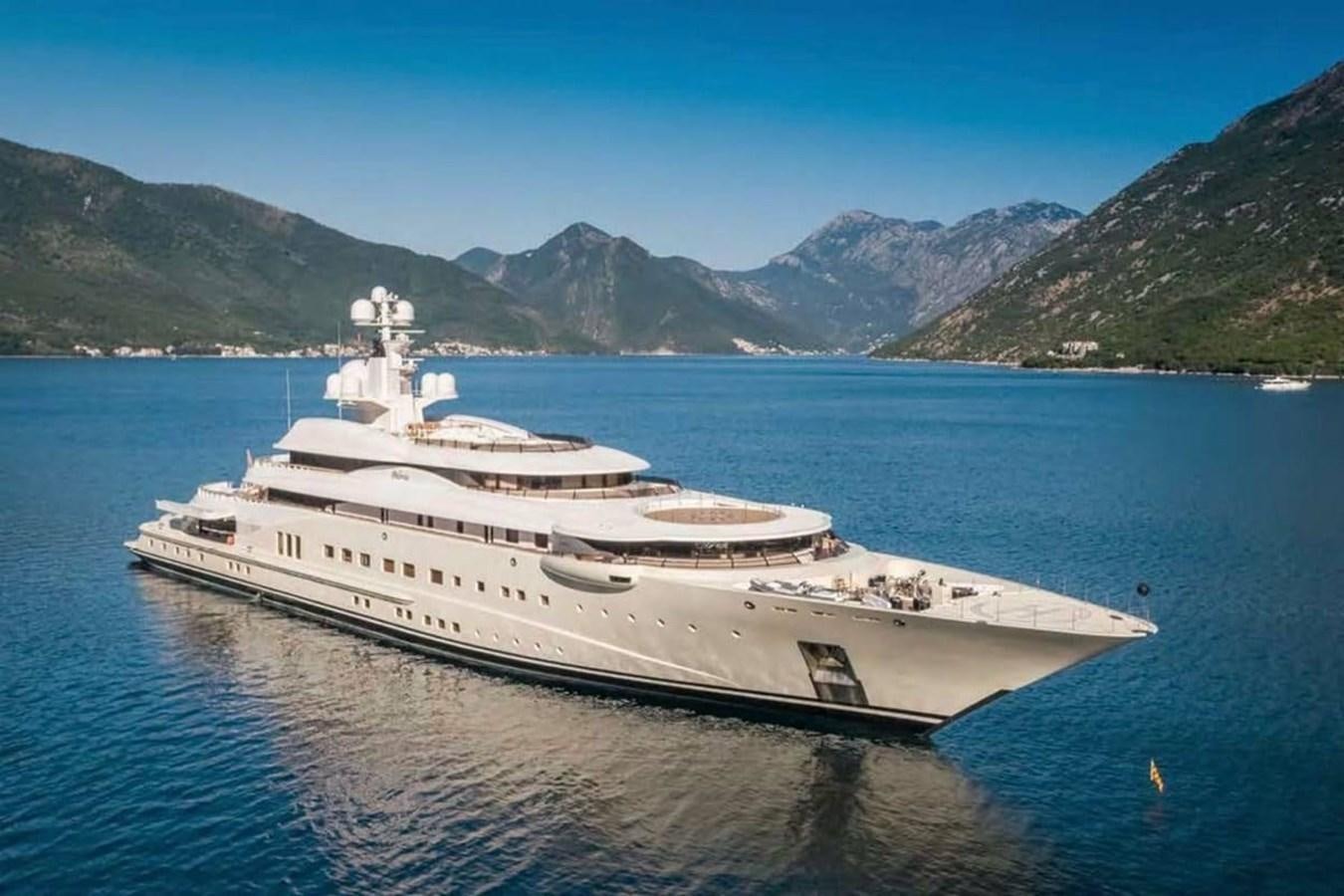 a ship in the water aboard PELORUS Yacht for Sale