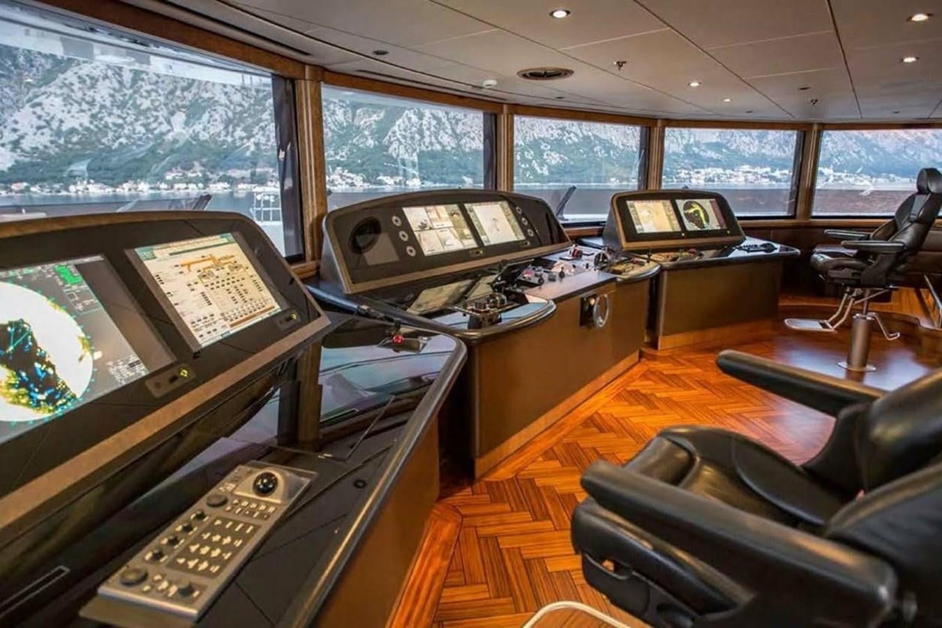 inside of a bus aboard PELORUS Yacht for Sale