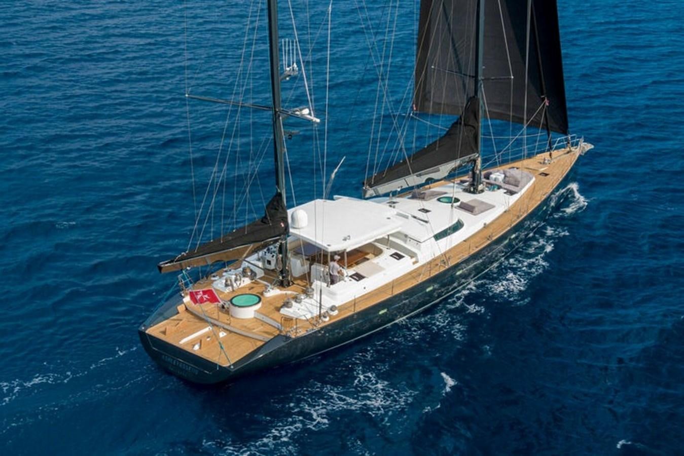 a boat on the water aboard ASHLEYROSE110 Yacht for Sale