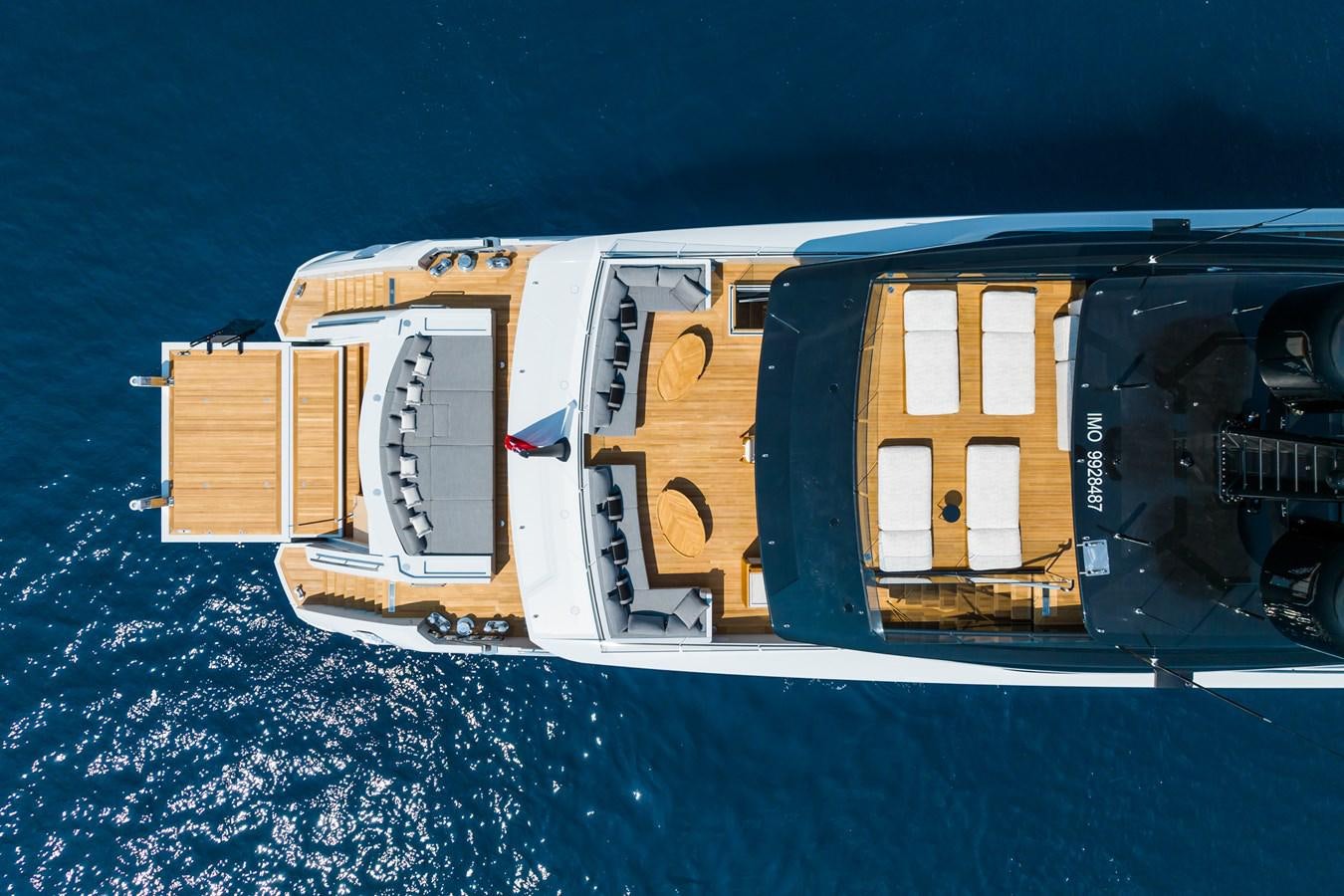 a space ship in space aboard JIMMY Yacht for Sale