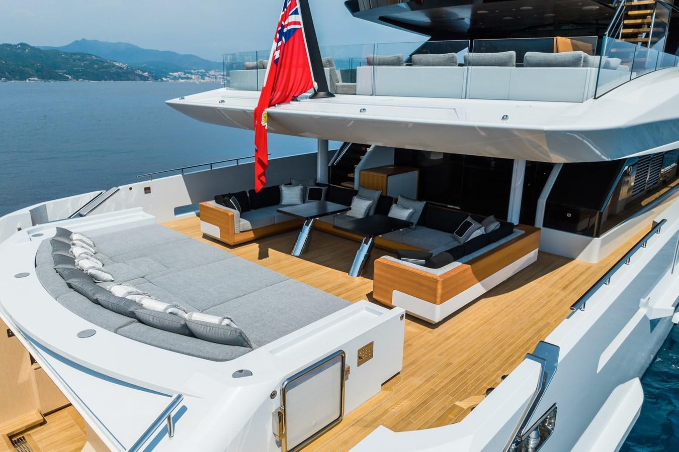 the deck of a boat aboard JIMMY Yacht for Sale