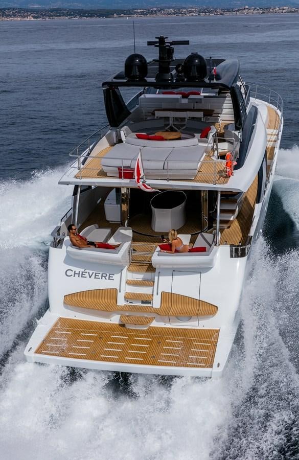 a boat on the water aboard 2025 CANADOS 808’ MAXIMUS Yacht for Sale