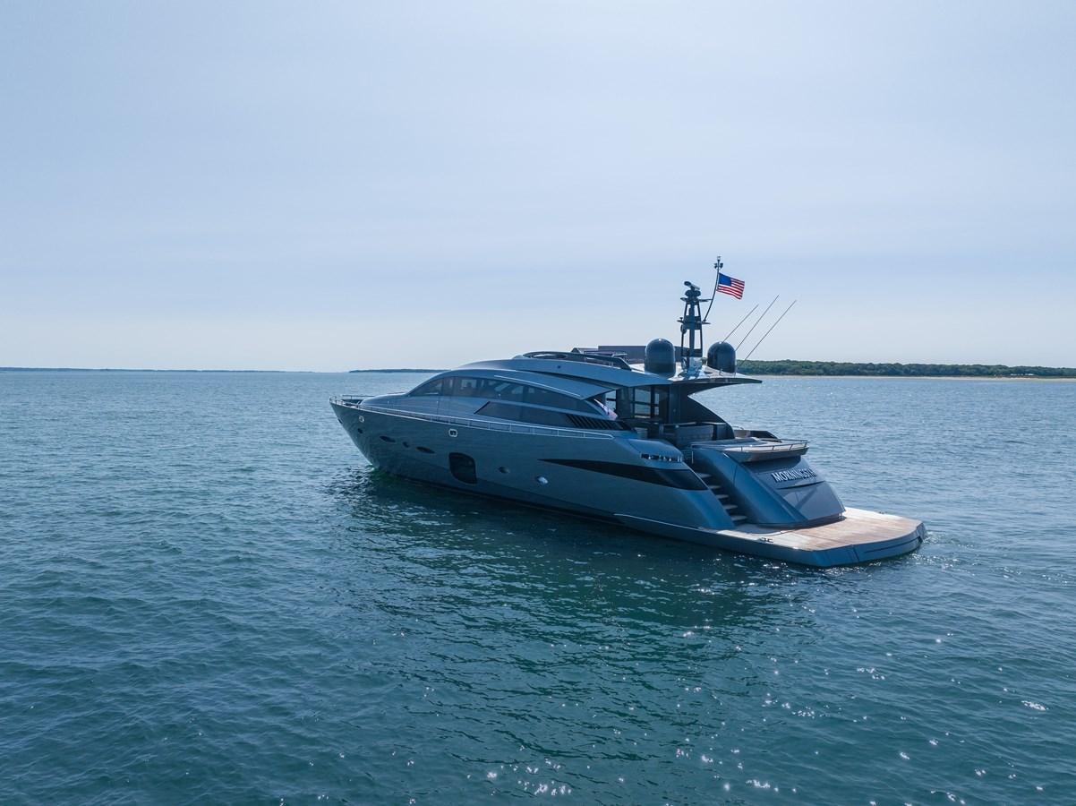 a boat in the water aboard MORNINGSTAR Yacht for Sale