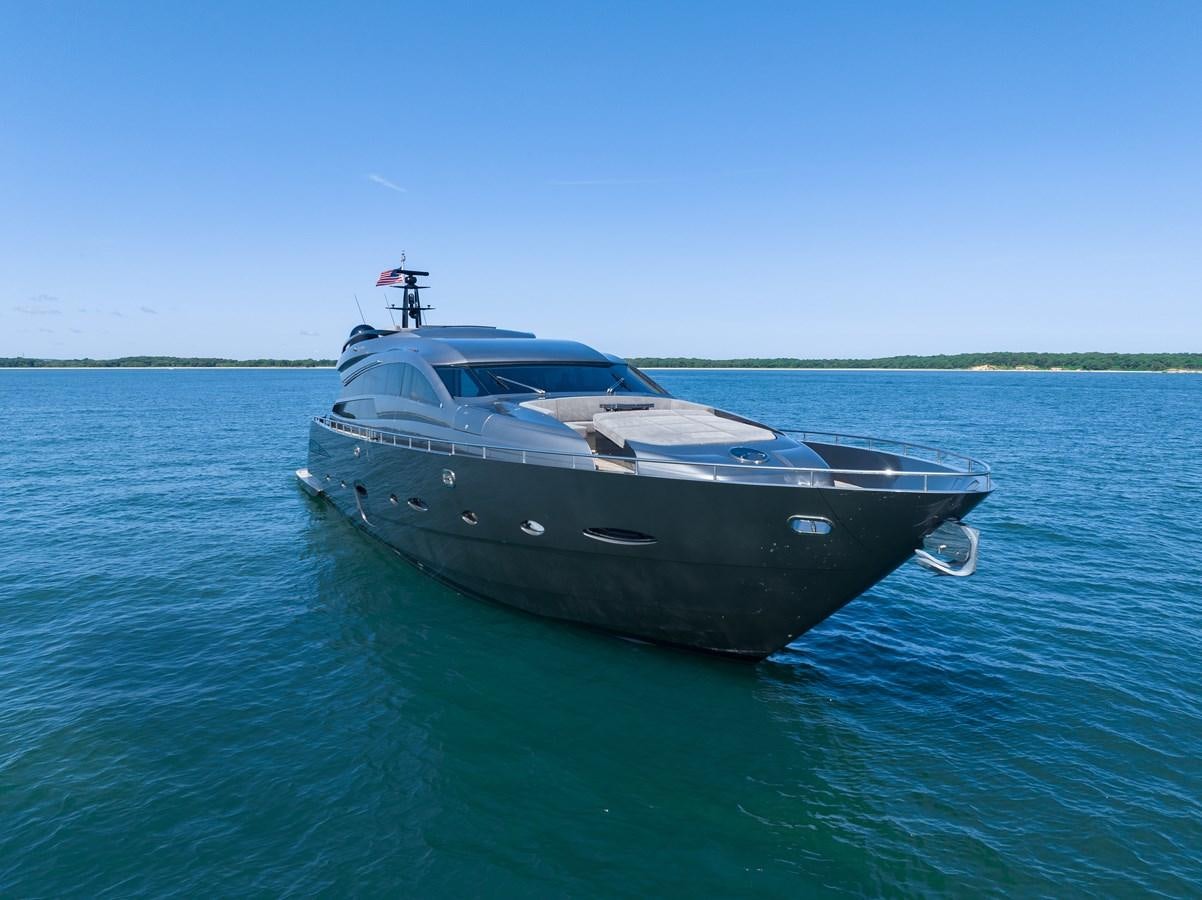 a boat in the water aboard MORNINGSTAR Yacht for Sale