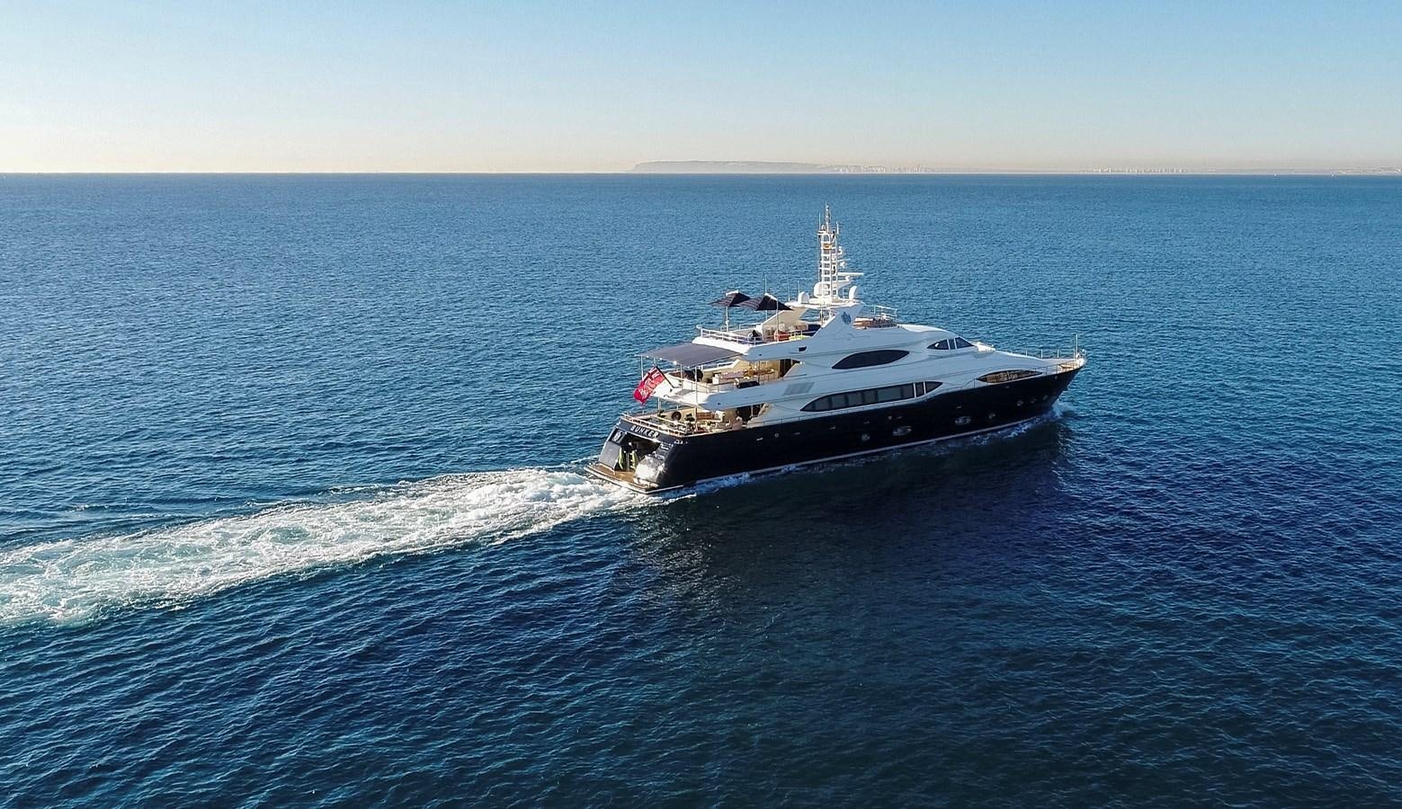 a boat in the water aboard BUNKER Yacht for Sale