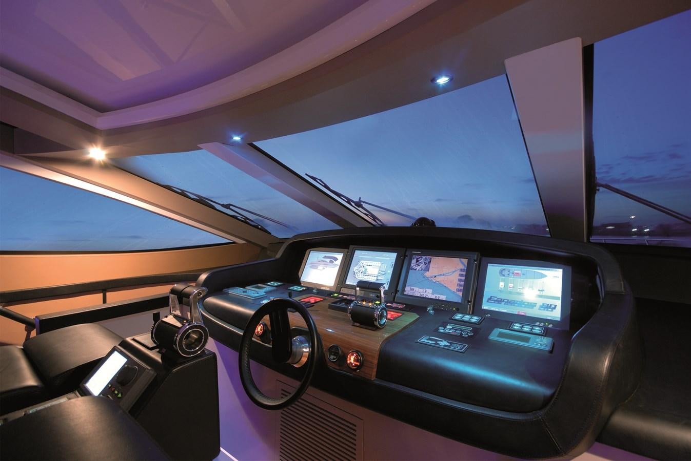 inside of a car aboard 2024 GLADIATOR 901 SPEED Yacht for Sale