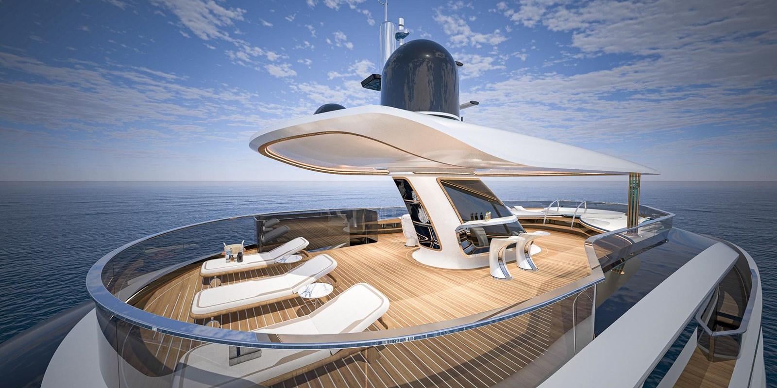 a boat on the water aboard CUSTOM V43 Yacht for Sale