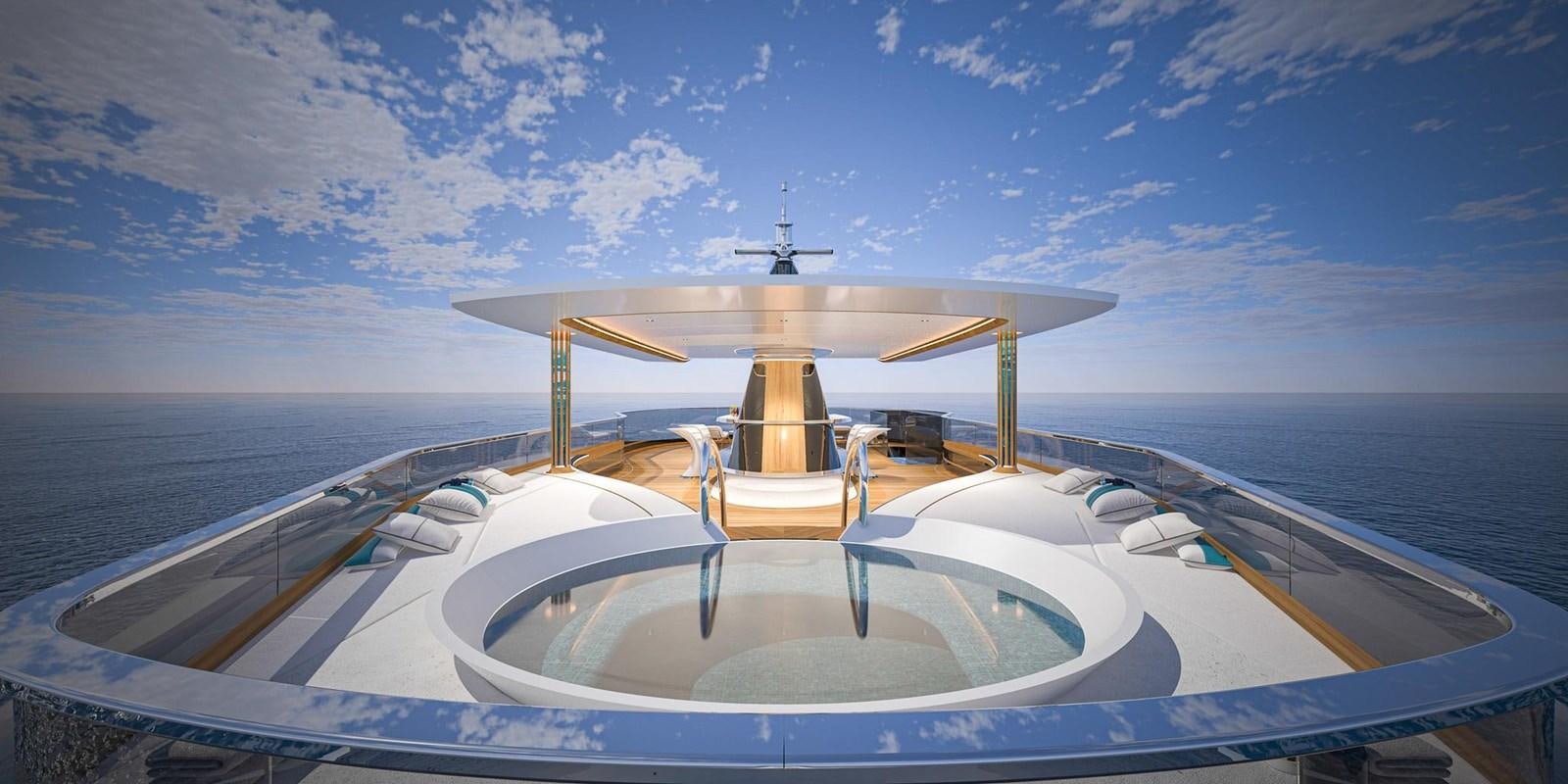 a boat on the water aboard CUSTOM V43 Yacht for Sale