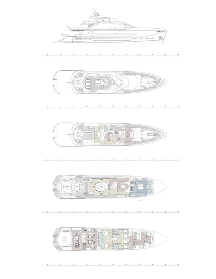 diagram aboard CUSTOM V43 Yacht for Sale