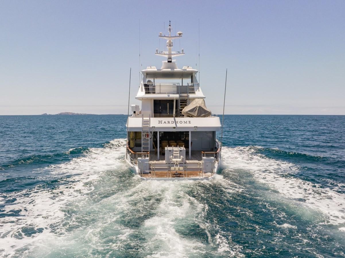 a boat on the water aboard HARDHOME Yacht for Sale