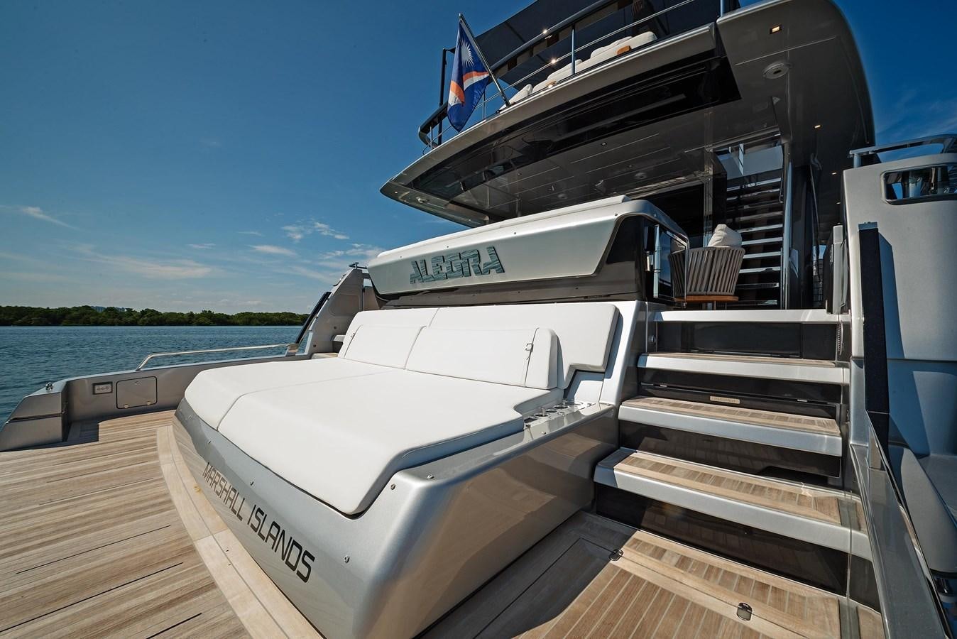 a boat on the water aboard ALLEGRA Yacht for Sale
