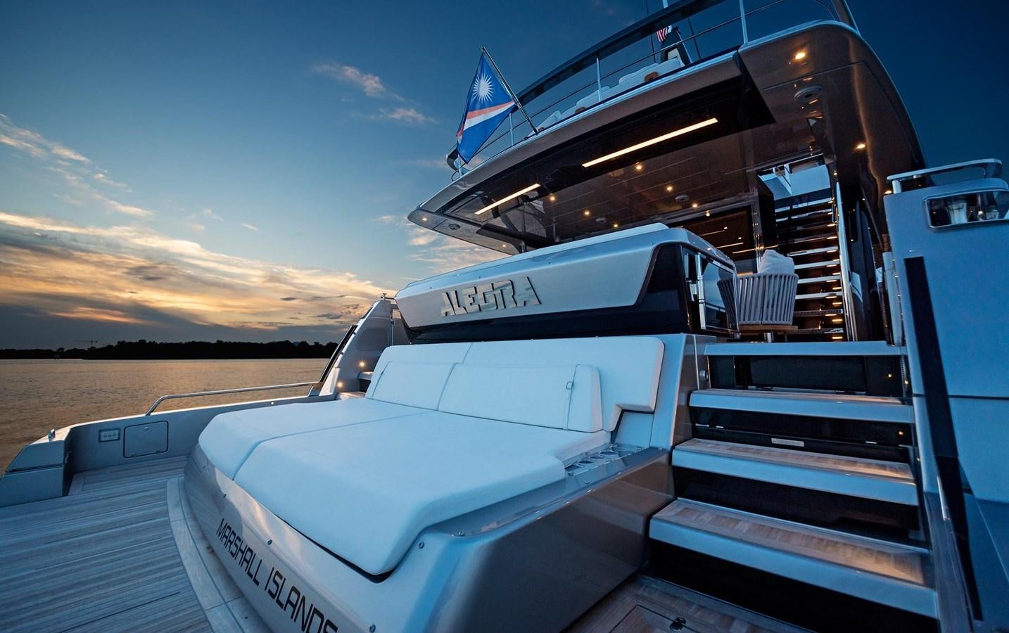 a boat on a boat aboard ALLEGRA Yacht for Sale