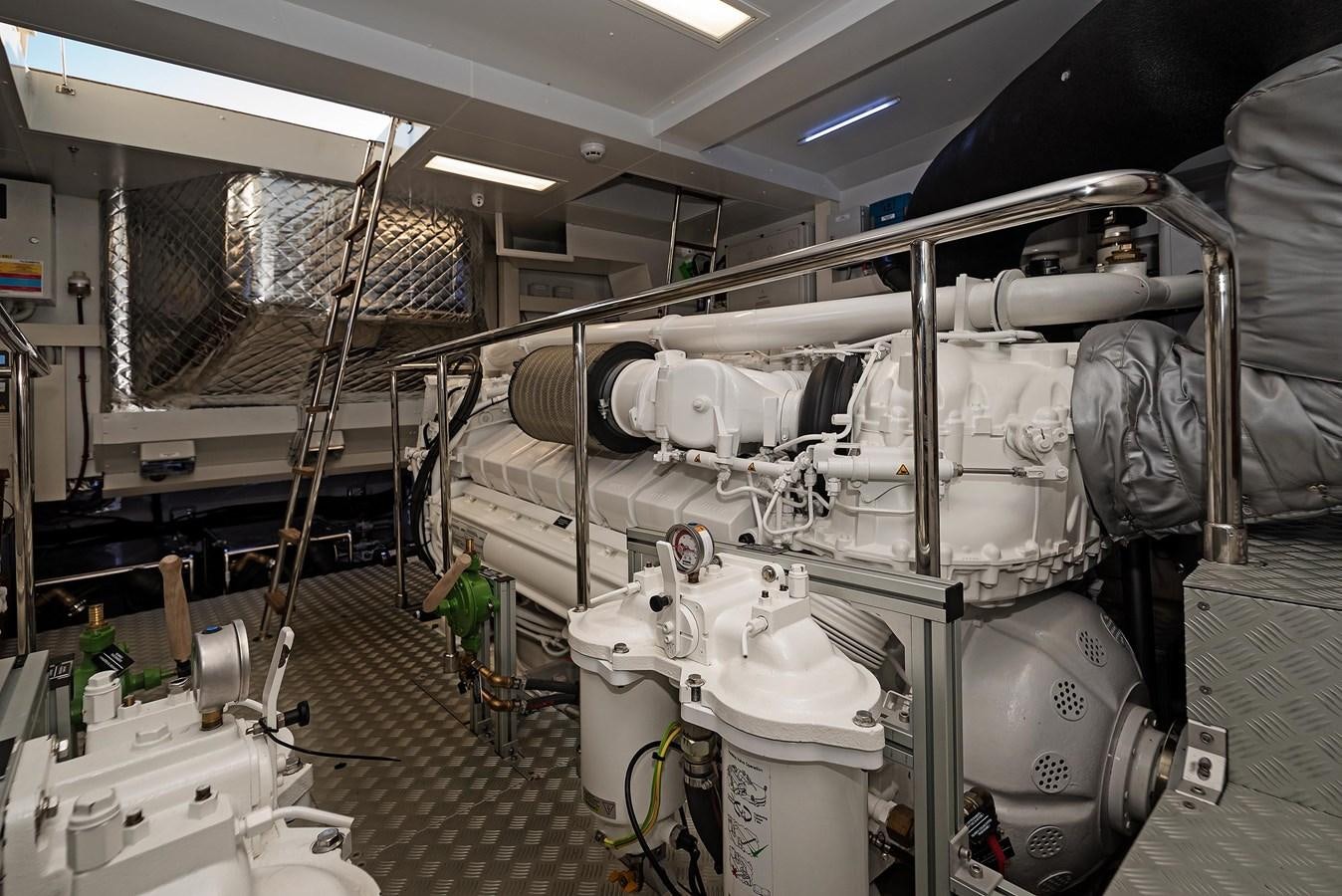 a room with machinery aboard ALLEGRA Yacht for Sale